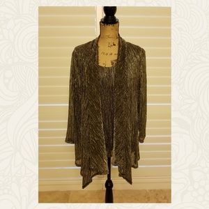 🧥Connected Apparel Formal Top SZ XL